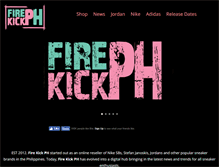 Tablet Screenshot of firekickph.com